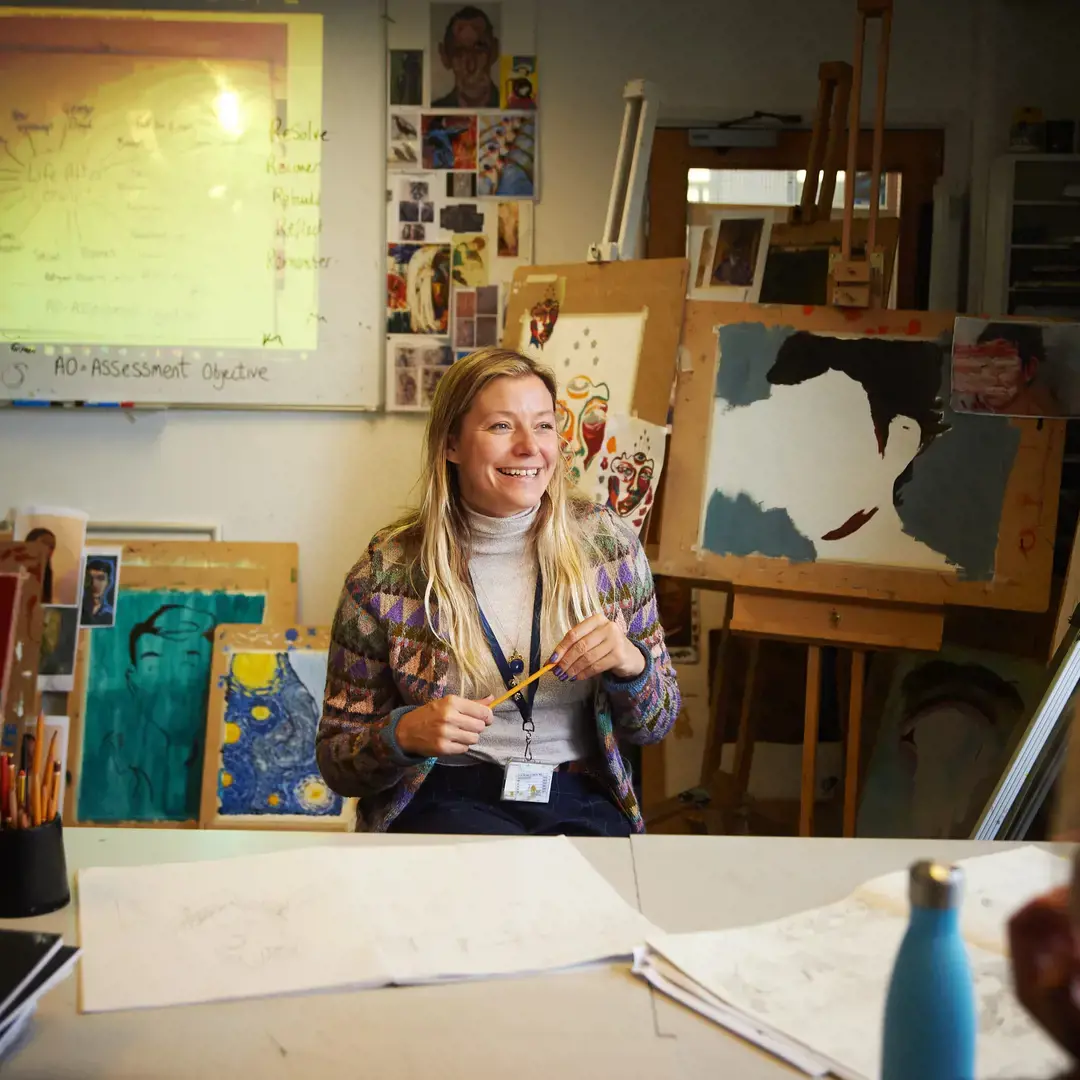 Rendcomb College art teacher